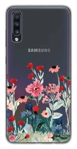 Coque en silicone imprimée compatible Samsung Galaxy A70 Printemps en fleurs - Photo 1 sur 3