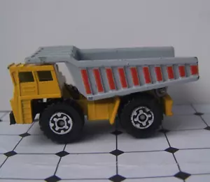 MATCHBOX SUPERFAST, FAUN DUMP TRUCK, DIE CAST MODEL, NUMBER 58E, GREY, VINTAGE - Picture 1 of 9