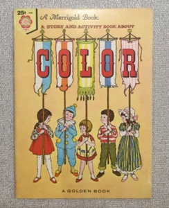 Vintage A Merrigold Book Story Activity Book About Color Golden Book 1964 Lynn K - Picture 1 of 5