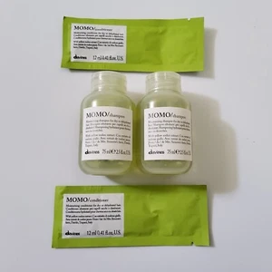 Lot Of 2-Davines MOMO Shampoo 2.5fl Oz & Conditioner .41oz Sample Moisturizing - Picture 1 of 5
