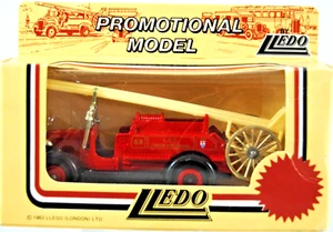 LLEDO DENNIS FIRE ENGINE w/ LADDER In 52 L.C.C. LONDON FIRE BRIGADE Livery MIB - Picture 1 of 10
