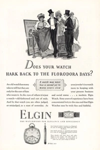 1927 Elgin Watch: Hark Back to the Florodora Days Vintage Print Ad - Picture 1 of 1