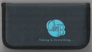 Chris De Burgh - Timing Is Everything... - Rare promotional card/document wallet