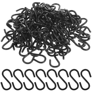 250pcs S-Shaped Hanging Hooks Wardrobe Hooks Scarf Hangers Kitchen Hooks UK - Picture 1 of 12