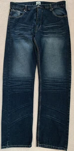 PJ Mark Premium Denim Men's Jeans Size 36X34 Button Flap Back Pockets - Picture 1 of 11