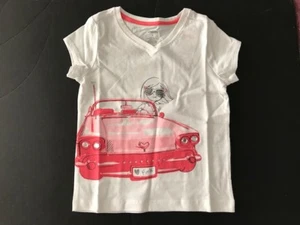 Gymboree NWT PALM BEACH PARADISE Tee Top Shirt Girl Driving Car White 5 5T 6 - Picture 1 of 2