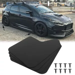 Fit For Ford Focus ST SE RS Front Rear Mud Flaps Splash Guard Wide Mudguard 4PCS - Picture 1 of 13