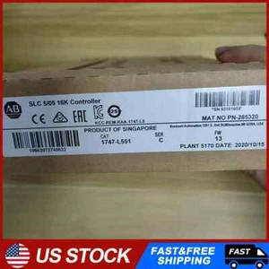 NEW Allen-Bradley 1747-L551 SER C SLC500 5/05 16K CPU Processor Unit 1747L551 - Picture 1 of 5