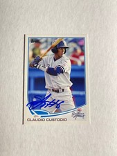 New York Yankees CLAUDIO CUSTODIO Signed Card