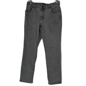 Chicos Additions Denim Jeans Straight Leg 0,5 Short S/6 grau neutral Basic - Bild 1 von 9