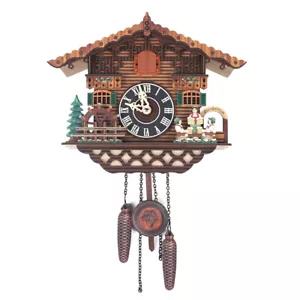Reloj Selva Negra Cuarzo Música Alemana Estilo Casa Nuevo Tradicional - Imagen 1 de 10