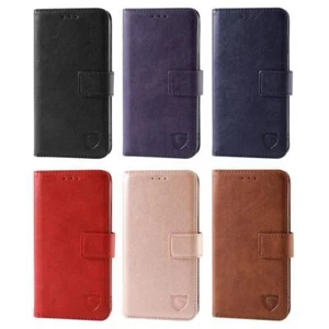 iPhone 15 Pro Max, 15 Pro, 14 13 12 11 X Flip Case Credit Card Slot Wallet Cover - Picture 1 of 68