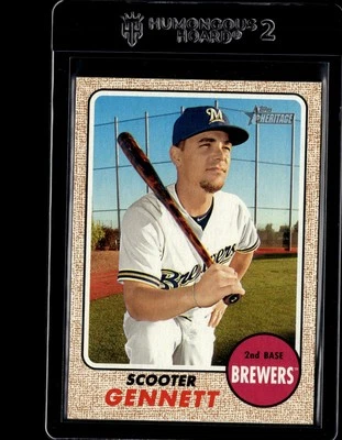 2017 Topps Heritage #262 Scooter Gennett - Image 1 of 2