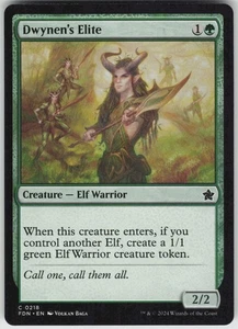 MTG Dwynen's Elite 218 Foundations C Normal NM - Bild 1 von 2