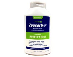 Polvo de tratamiento antimicótico Zeasorb, pie de atleta, 2,5 oz - Imagen 1 de 4