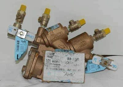 Apollo 4ALF203A2F 1/2 Inch Brass Backflow Preventer Reduced Pressure - Image 1 of 4