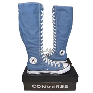 Converse XXHI Kniehoch Slacker Blau Weiß Custom Elastisch Schnürung Sneaker M13 W15 - Bild 1 von 10