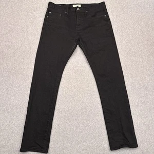 GAP 1969 Stretch Kaihara Japanese Selvedge Jeans Mens 32x30 Black Denim Slim Fit - Picture 1 of 13