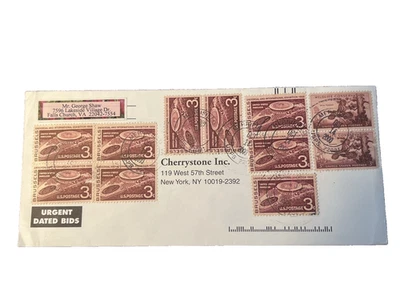 USA Cover Postmark Oct 14 2000 – 3¢ Brussels Expo & Wildlife Conservation - Image 1 of 2
