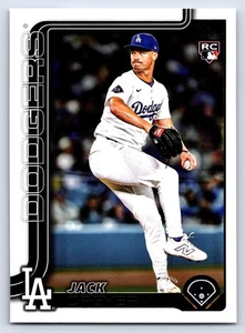 Jack Dreyer 2025 Topps Update #US77 RC Rookie Los Angeles Dodgers Baseball Card - Picture 1 of 2