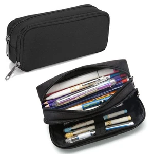 Pencil Case Large Capacity Pencil Pouch Aesthetic Pen Bag Office Stationery O... - Picture 1 of 6