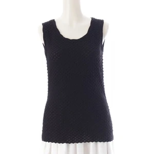 ISSEY MIYAKE Haat Concave and convex Tank top Sleeveless top HA31JJ236 black 2 - Picture 1 of 11