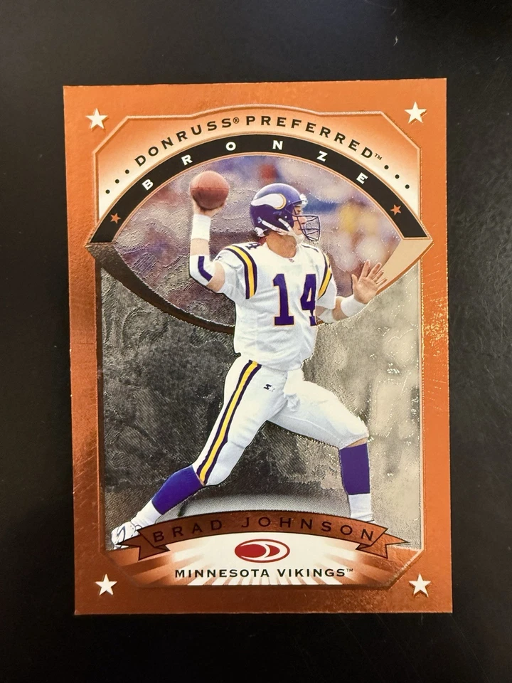 1997 Donruss Preferred - Brad Johnson #32 - Image 1 of 2