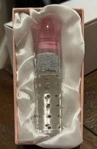 "Lápiz labial Cynthia Rowley rosa cristal y transparente 4"" H nuevo en caja" - Imagen 1 de 5