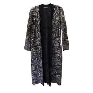 Suéter plumero cebra Catherine Malandrino. Excelente Estado, Talla Mediana - Imagen 1 de 10