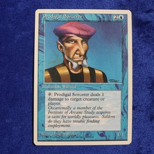 1995 MTG Magic The Gathering Fourth Edition: Prodigal Sorcerer (mtg162) Shuler - Bild 1 von 2