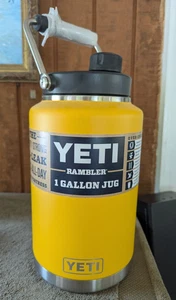 YETI Rambler 1 GALLON JUG /Limited Edition/Retired ALPINE YELLOW - Picture 1 of 4