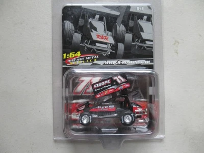 RARE 2007 BRIAN LEPPO SWOPE SALVAGE H&H CONSTRUCTION R&R 1:64 RACING SPRINT CAR - Image 1 of 3