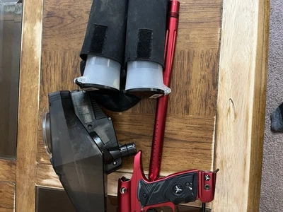 Dangerous Power G4 Red, Electric Hopper, 2 Paint Pods. Used. - Image 1 of 2
