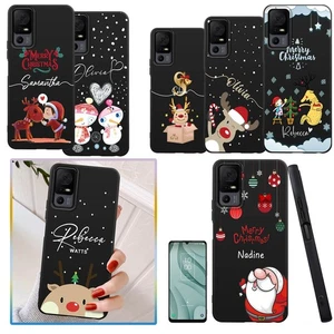 Linda funda protectora de teléfono TPU de Navidad personalizada para TCL 60 NxtPaper 50 XE 40 SE 50 5G - Imagen 1 de 75