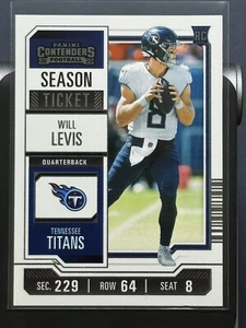 Will Levis 2023 Panini Contenders Saisonkarte Rookie Titans RC #97 - Bild 1 von 2