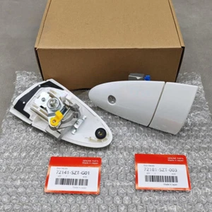 OEM Pair Left & Right White For Honda CRZ CR-Z Door Outer Handles 2011-2015 New - Picture 1 of 5