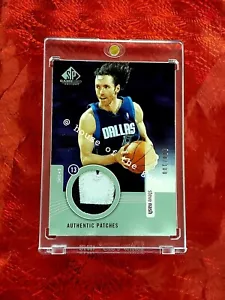 Vintage STEVE NASH 2004 SP Game Used Edition Authentic Game-Worn Patch 004/100 - Picture 1 of 7