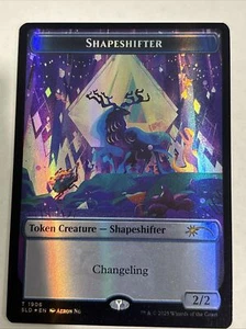 Shapeshifter Token (Elk) - 1906 - NM - Secret Lair (SLD) (Rainbow Foil) - Picture 1 of 3