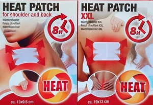 XXL Wärmepflaster 2 Größen Nacken Schulter Wärmepad Wärmetherapie Wärmekissen R8 - Bild 1 von 3