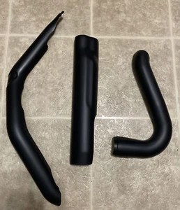 GENUINE HARLEY DAVIDSON TOURING BLACK MILWAUKEE EIGHT 8 EXHAUST HEAT SHIELDS - Picture 1 of 3