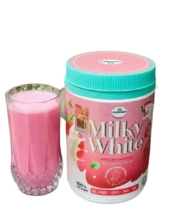 Chermes Integratore per la pelle sbiancante in polvere di fragole bianche latte - Foto 1 di 7