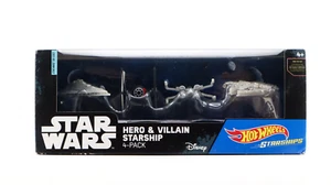 Hot Wheels Starships Star Wars Hero And Villain Starship 4-Pack Brand New - Picture 1 of 6