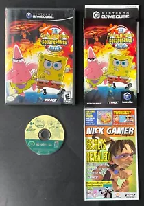 SpongeBob Squarepants Movie (Nintendo GameCube, 2004) CIB Manual Inserts TESTED - Picture 1 of 5