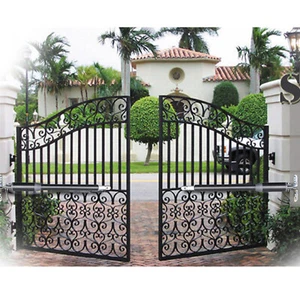 Abridor de puerta giratorio doble/único brazo eléctrico 650 lb automático resistente + control remoto - Imagen 1 de 25