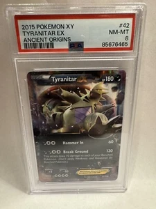 Pokémon 2015 Ancient Origins Tyranitar Ex PSA 8 - Picture 1 of 2