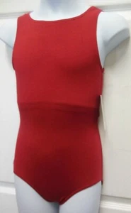 CAPEZIO TANK LEOTARD CC201 Garnet Ladies sizes Cotton Spandex high neck CC201 - Picture 1 of 5