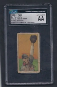 T206 ED KONETCHY - RARE HINDU REVERSE - CGC AUTHENTIC - ST. LOUIS CARDINALS - Picture 1 of 4