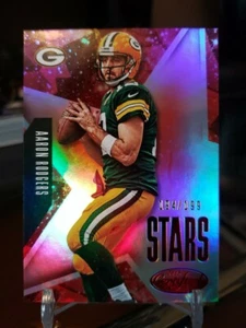 Aaron Rodgers 2015 Certified Stars Mirror Red #S17 #/199 Green Bay Packers - Bild 1 von 2