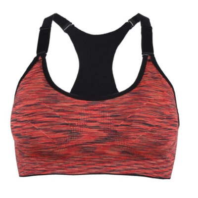 Mujeres Sujetador Deportivo de Alto Impacto Yoga Sexy Mejoradores de Forma Correr Entrenamiento Elastizado HS Foto 1 de 4