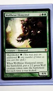 2014 MTG Magic the Gathering Conspiracy #182 Wolfbriar Elemental Rare Green WOTC - Picture 1 of 3